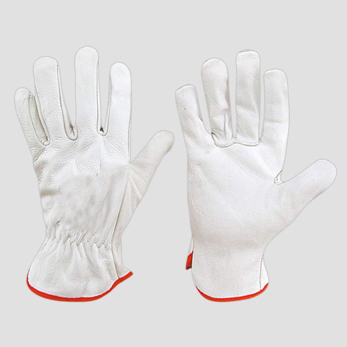 Guanti pelle fiore Logica