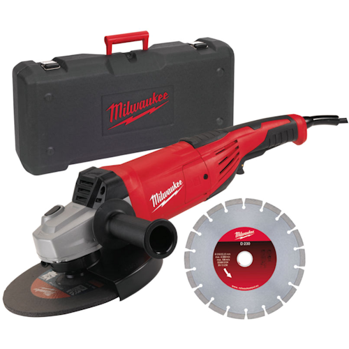 Smerigliatrice Milwaukee 2200W con valigetta